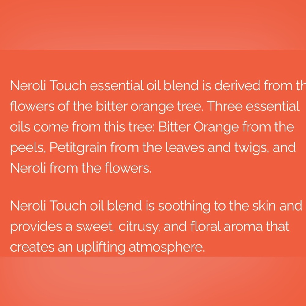 DOTERRA Neroli Touch Roll On Essential Oil Citrus 10ml Aromatherapy - Picture 2 of 5